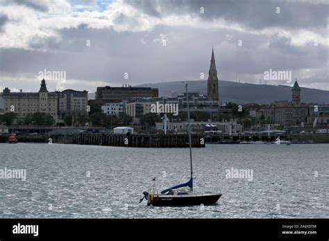 Skyline Dun Laoghaire County Dublin Ireland Stock Photo Alamy