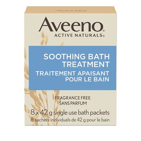 Aveeno Soothing Bath Treatment With 100 Natural Colloidal Oatmeal For Treatment And Relief Of Dry