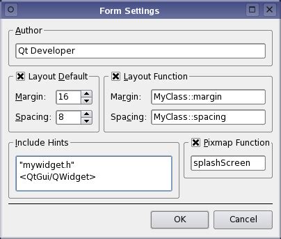 Customizing Qt Designer Forms Qt Designer Manual