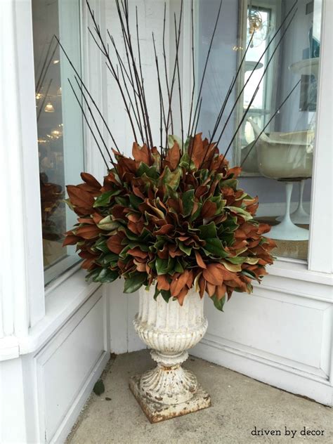 Decorating for the Season with Magnolia Leaves | Driven by Decor