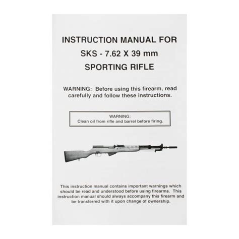 Sks Rifle Manual