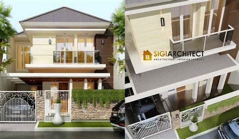 Rumah 2 Lantai 120 M2 Desain Mewah Minimalis Modern