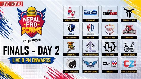 Nepali Pubg Mobile Nepal Pro Scrims Finals Day Nepals Top