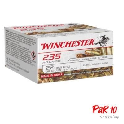 Balles Winchester Super X Varmint Plated Hollow Point Cal Lr