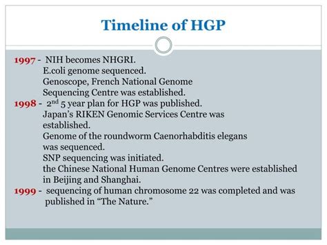 Human genome project | PPT