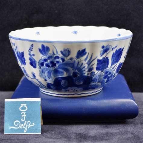 Kleine De Porceleyne Fles Blauw Wit Delft Kom Kastkom Royal