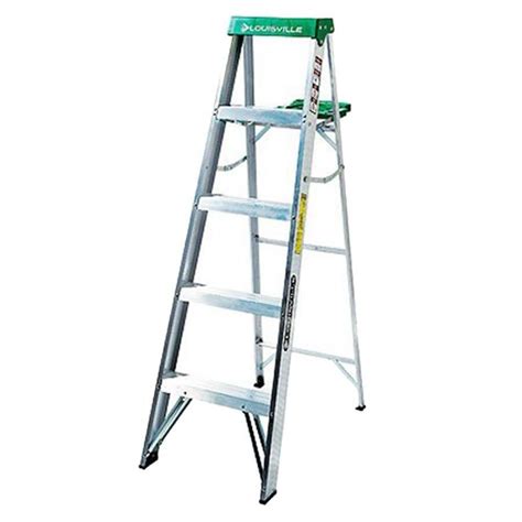 Louisville Ladder Aluminum Stepladder 225 Lbs