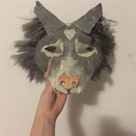 Therian Wolf Mask Etsy Australia