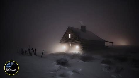 The Cabin Snow Blizzard Blizzard Sounds Howling Wind Snowstorm