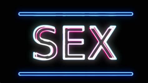 Sex Neon Sign In Retro Stock Footage Video 100 Royalty Free 16047763 Shutterstock