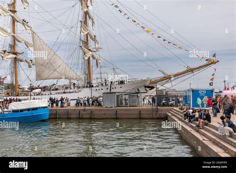 The Tall Ships Races Helsinki Quayas Stock Photo Alamy