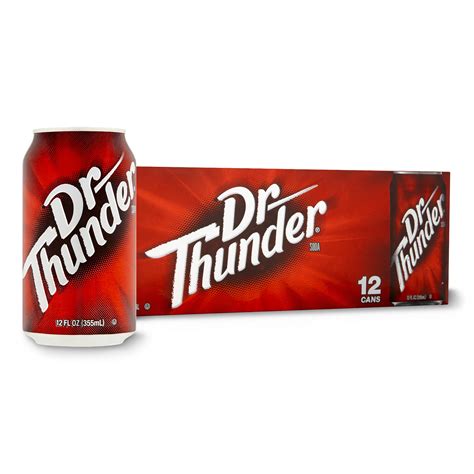 Great Value Dr Thunder Soda Pop, 12 fl oz, 12 Pack Cans - Walmart.com