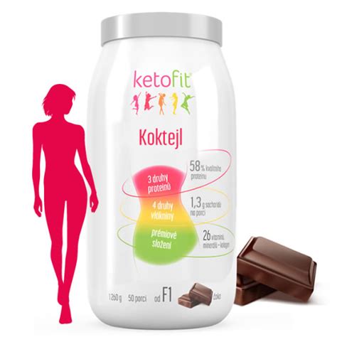 Proteinové koktejly a keto nápoje na hubnutí Ketofit dieta pro ženy