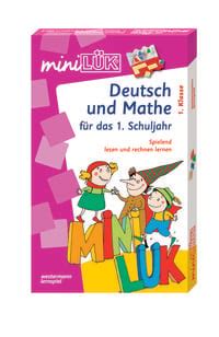 mini LÜK Deutsch und Mathe für das 1 Schuljahr Set 1 Klasse