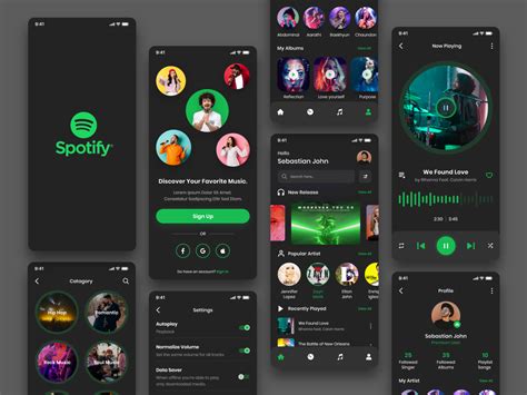 Spotify App Redesign Challenge By Inexture Solutions Limited On Dribbble