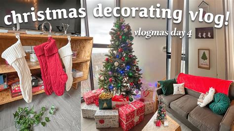 Decorate For Christmas With Me 🎁 Vlogmas Day 4 Youtube