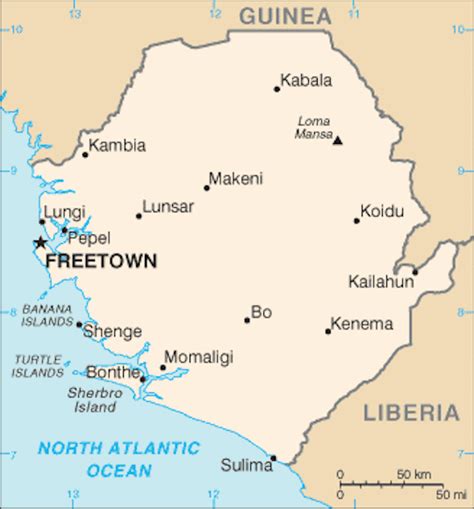 Sierra Leone Maps