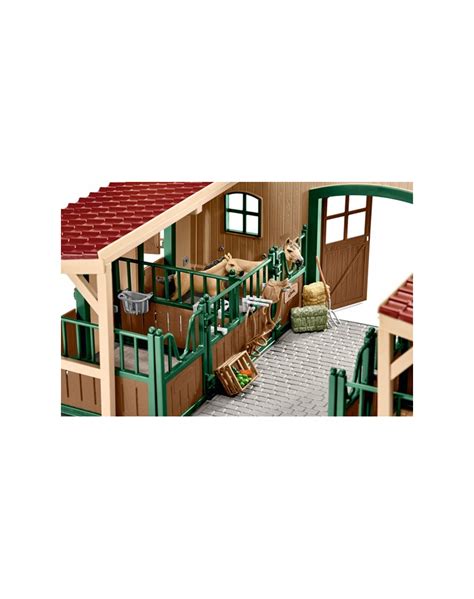 Schleich 42195 Stajnia z końmi i akcesoriami SLH 42195 w NET S pl