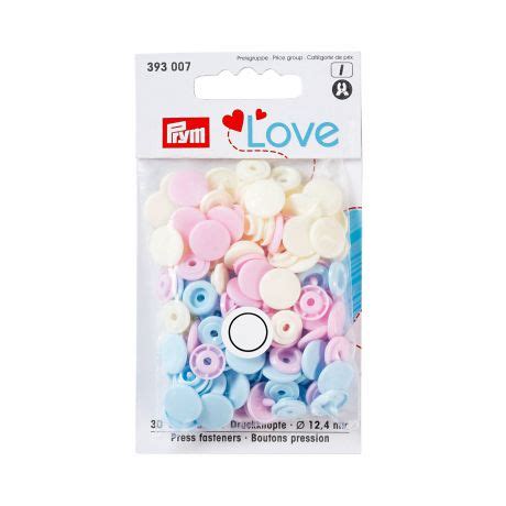 BOUTONS PRESSION PRYM LOVE COLOR SNAPS 12 4mm Mamerserezh