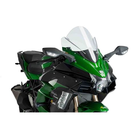 Bulle Kawasaki Ninja H2 SX Racing Puig 9704 Coloris Transparent