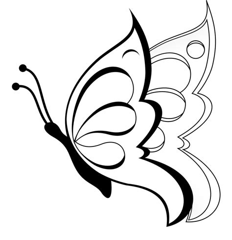 Butterfly Clipart Black And White | Free download on ClipArtMag