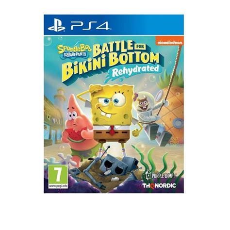 PS4 Spongebob SquarePants Battle For Bikini Bottom Rehydrated Mali Ali