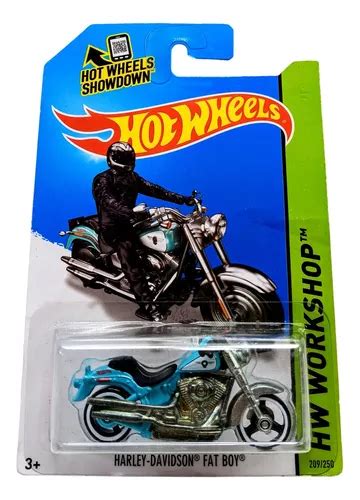 Hot Wheels Workshop Harley Davidson Fat Boy Protector Env O Gratis