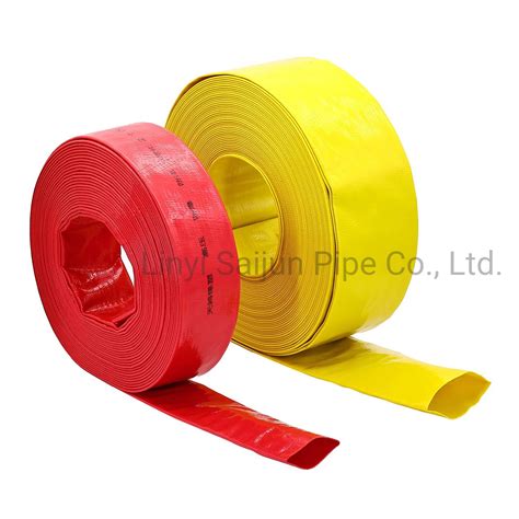 Colors Agricultural Pvc Flexible Layflat Hose Pipe Farm Irrigation With