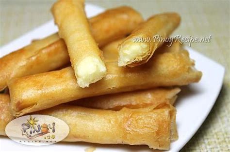 Cheese Stick Pinoy Recipe Cheese Sticks Recipe Recipes Food