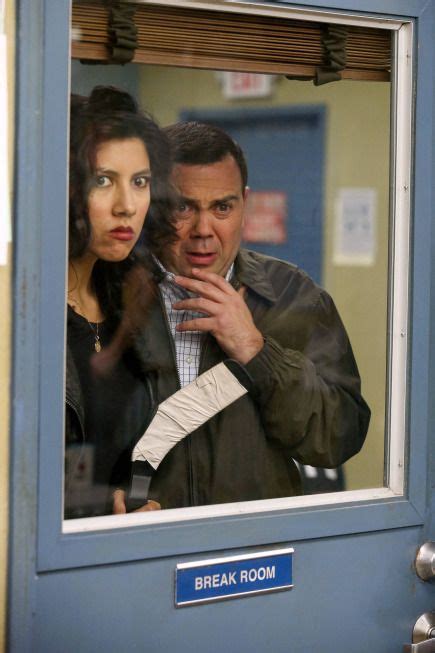 Joe Lo Truglio And Stephanie Beatriz In Brooklyn Nine Nine 2013