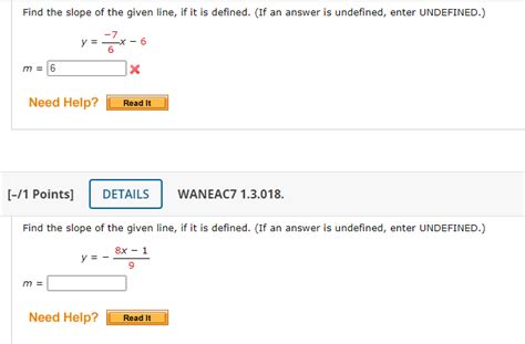 solved find  slope        defined cheggcom