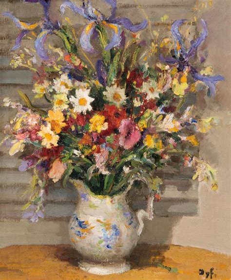 Sold Price Marcel DYF 1899 1985 Nature Morte Au Bouquet De Fleurs