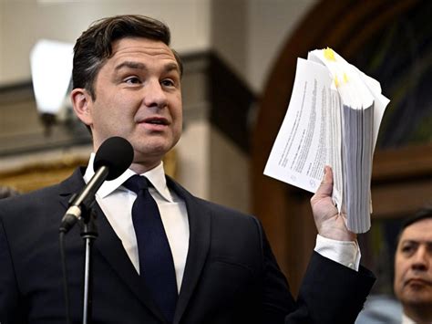 Caught On Camera Poilievre Reveals Documents Trudeau Has Been Covering Up