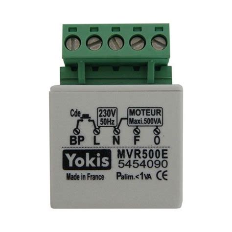 Yokis Centralisation De Volets Roulants Micro Module Encastr Mvr E