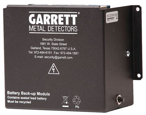 Metal Detector Battery Module For Use With Garrett Pd 6500i Grainger