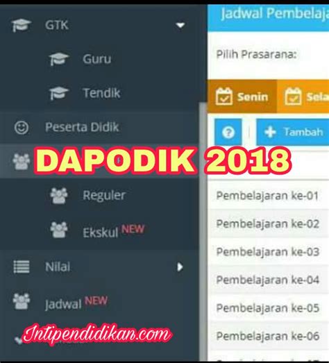 Pendidikan Indonesia Daftar Pembaruan Dan Fitur Tambahan Pada Dapodik