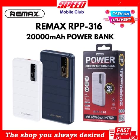 Remax Rpp Mah W W Pd Qc Fast Charging Power Bank Brand