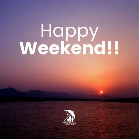 Happy Weekend Sunset View