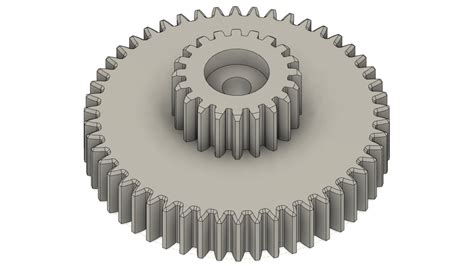 How To Model Compound Gears And How To Chamfer The Teeth Of Gears