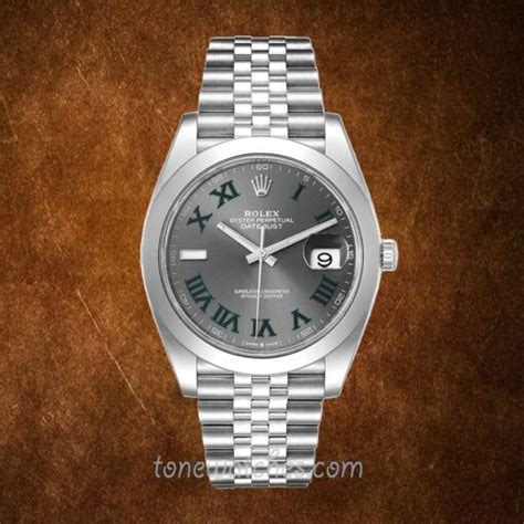 Rolex Datejust M Mm Mens Wimbledon Dial Tone Mywatch Is