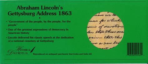 Documents Abraham Lincolns Gettysburg Address 1863 Walt Whitman