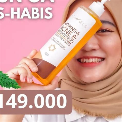 Jual The Camels Moringa Acne And Brightening Face And Body Wash