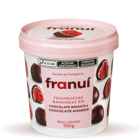 Framboesas Banhadas Chocolate Amargo Franu G