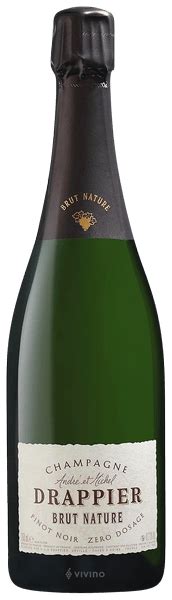 N V Drappier Pinot Noir Brut Nature Champagne Vivino US