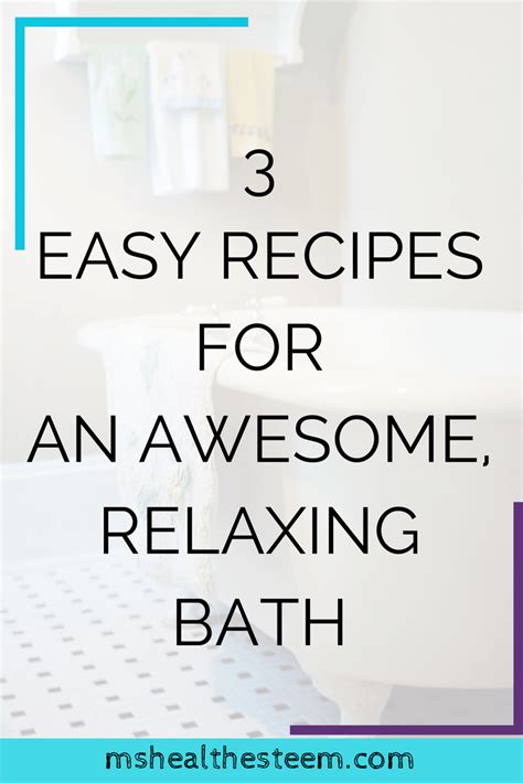 Relaxing Detox Baths