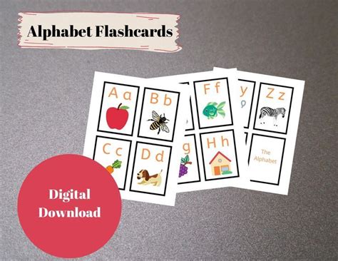 26 Alphabet Flashcards A Z Alphabet Flashcards Flashcards Upper And