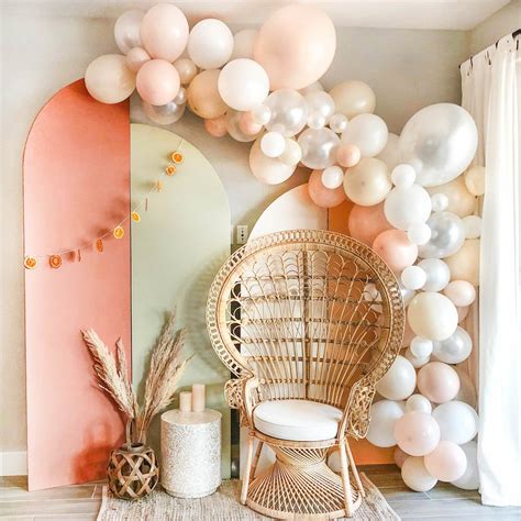 Boho Balloon Garland Kit Diy Neutral Boho Bridal Shower Etsy