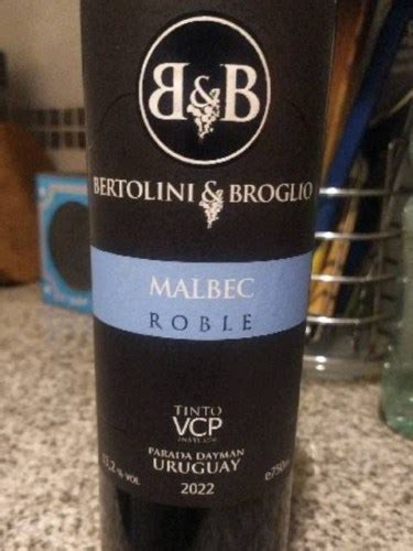 Bertolini Broglio Roble Malbec Vivino Us