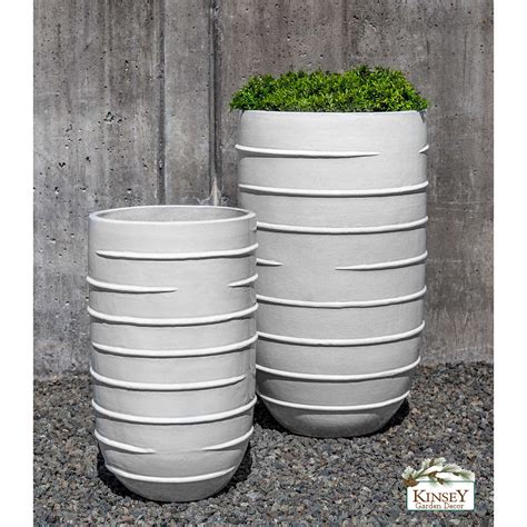 Ojai Modern Indoor Outdoor Ceramic Planters Pearl Kinsey Garden Decor