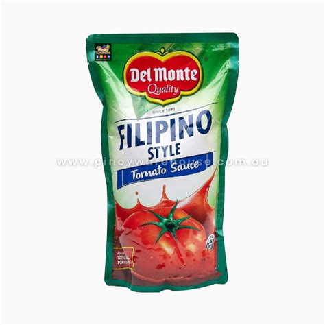 Del Monte Tomato Sauce Filipino Style 900g 12 Pinoy Warehouse